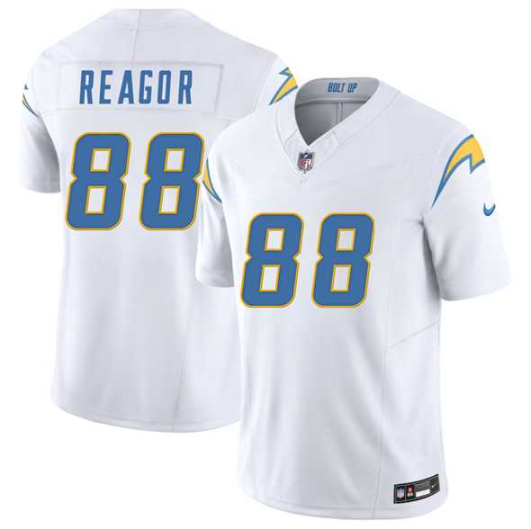Men & Women & Youth Los Angeles Chargers #88 Jalen Reagor White 2025 F.U.S.E. Vapor Limited Stitched Jersey->los angeles chargers->NFL Jersey